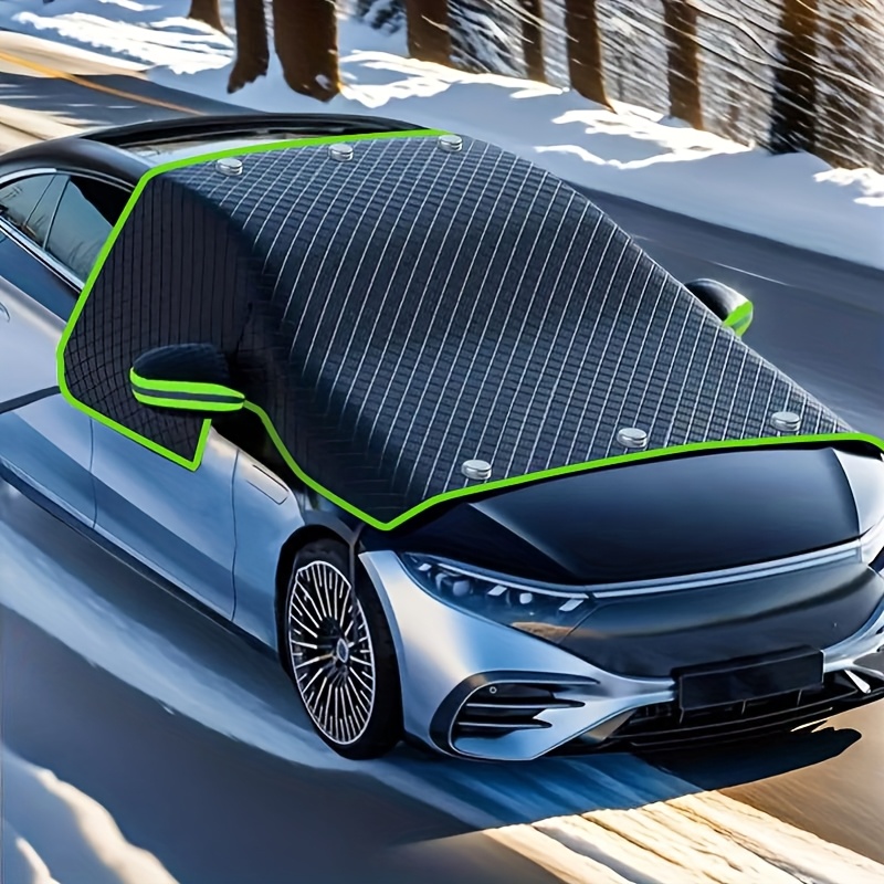 Winter Car Snow Cover Magnetic Anti-Freeze Front Windshield Anti-Frost Half Cover Car Supplies