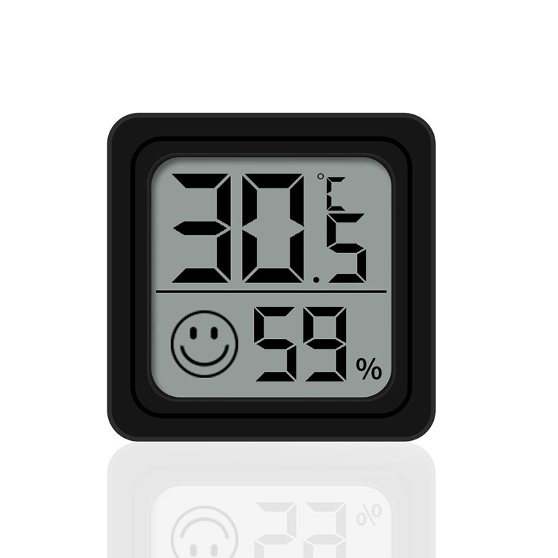 Indoor Mini Digital LCD Thermometer and Hygrometer Precise Temperature Sensor for Home and Office