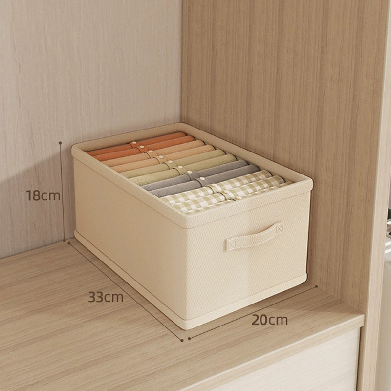 Trousers Clothes Organizer Storage Box Underwear Bra Socks Wardrobe Compartment Box for Jeans Trousers Clothes Organizer Storage Box Underwear Bra Socks Wardrobe Compartment Box for Jeans