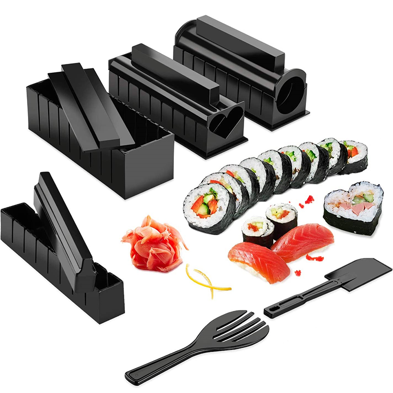 Sushi Maker Kit DIY Sushi Mold Press with Rice Roll Mold and Sushi Maker Press