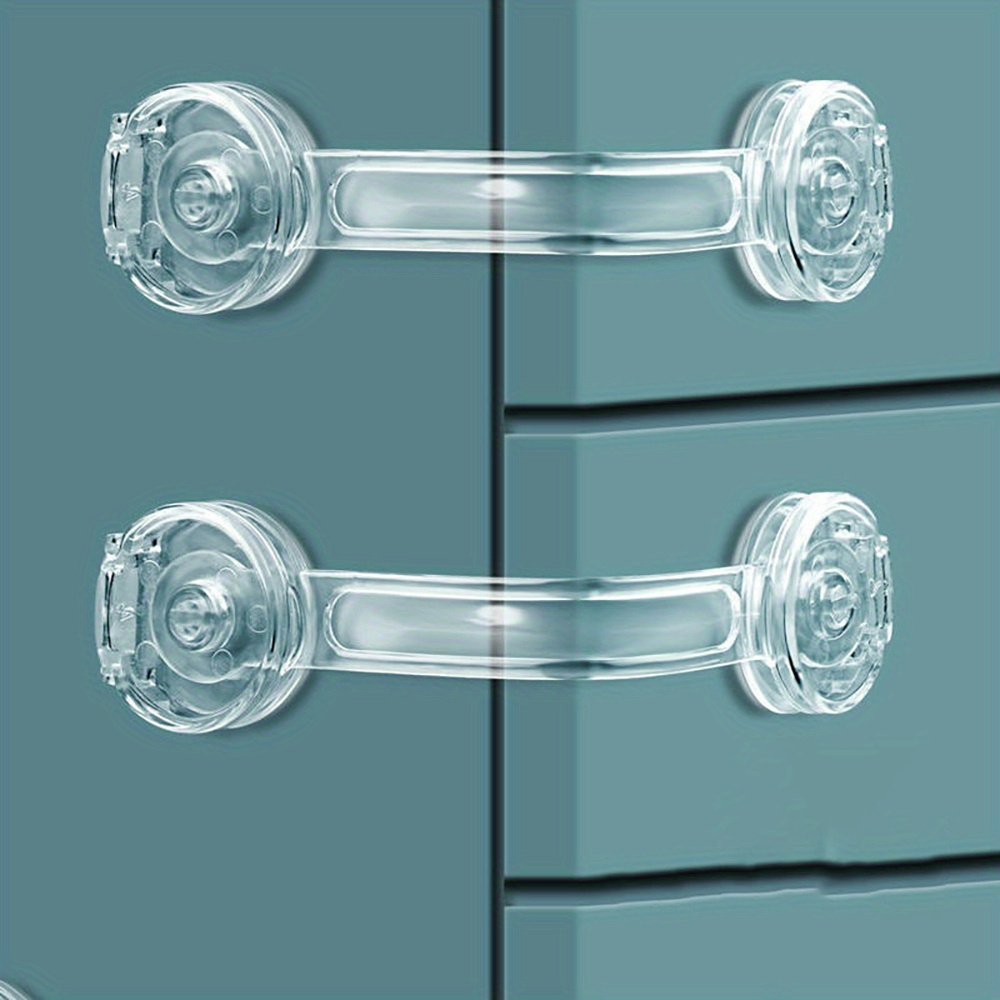 Clear Safety Drawer Locks Fridge Childproof Secure | Inspire Uplift