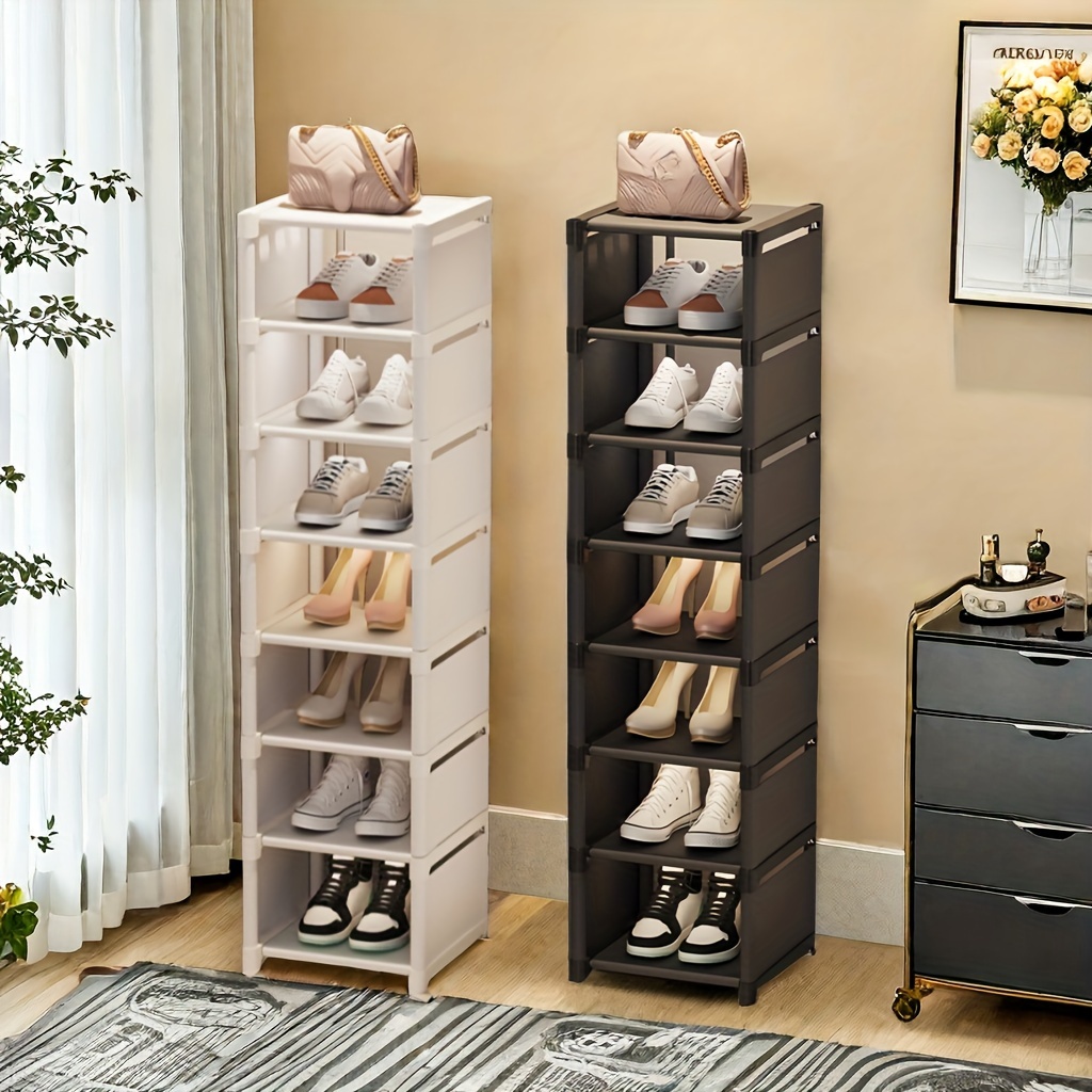 Steel Frame Shoe Rack Metal Frame Shoe Rack Multi-Tier Fabric Shelves Space Saving | Inspire ...