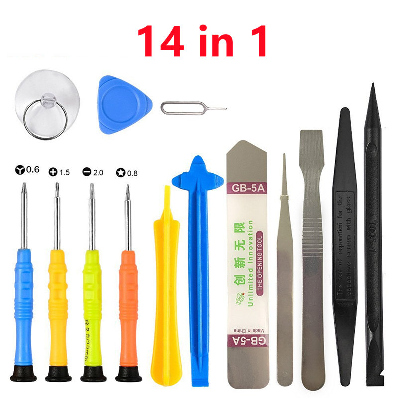 Mobile Phone Repair Tool Kit Spudger, Pry, and Screwdriver Set for Tablets and Computers