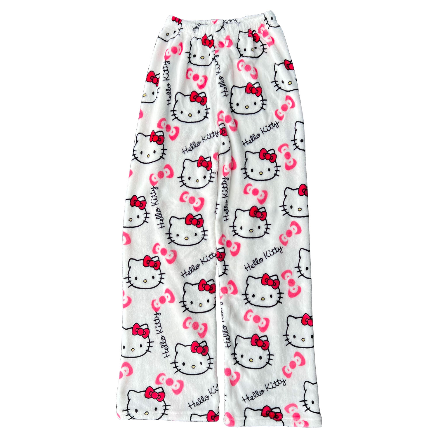 Hello Kitty Pajama Pants for Women Sanrio Anime Cartoon Couple Sleepwear for Home & Leisure