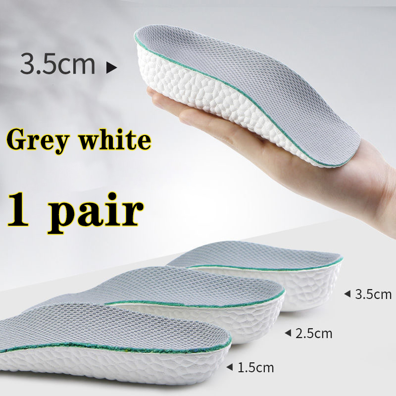 Height Increase Insoles for Men and Women Arch Support, Orthopedic Sneakers with Memory Foam Cushioning
