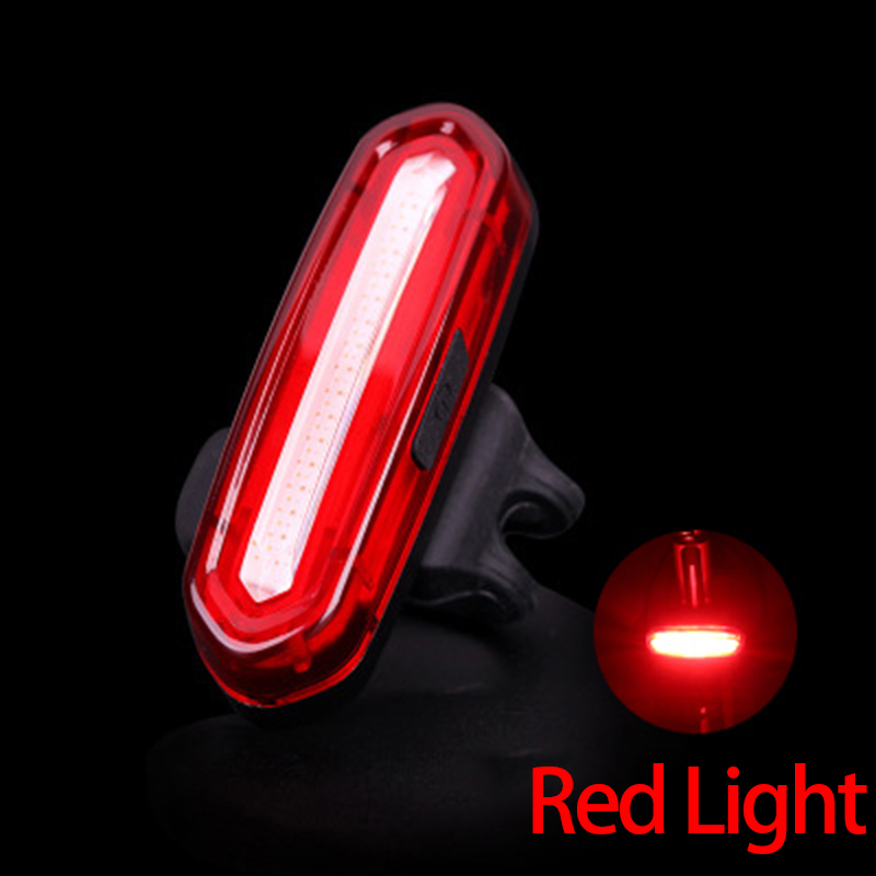 Bright USB Rechargeable Cycling Tail Light LED Rear Bike Safety Light