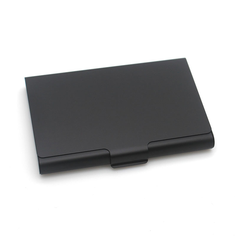 Slim Aluminum Business Card Holder Wallet for Credit Cards and Professional Card Storage