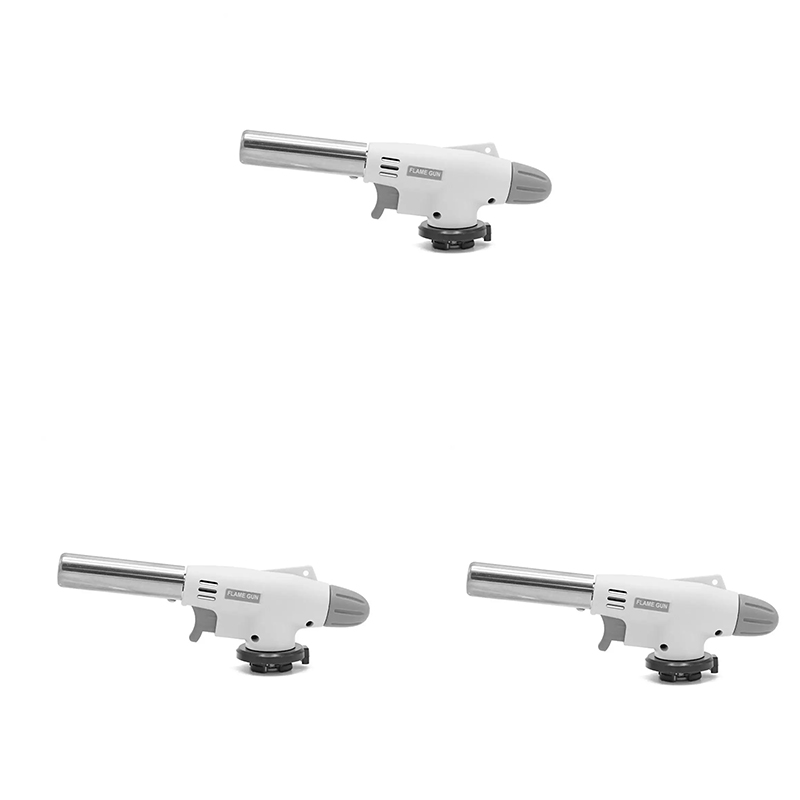 Adjustable Jet Blow Torch Lighter for BBQ & Kitchen Butane Gas Lighter with Reversible Flame