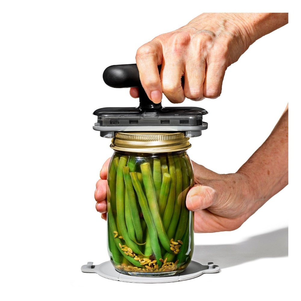 Adjustable Jar Opener Multi-Function Bottle Cap Lifter Easy-Grip Kitchen Tool for Effortless Opening