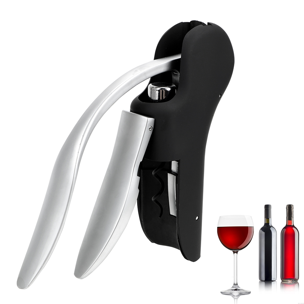 Wine Foil Cutter Corkscrew Set Efficient Bar Lever Corkscrew and Convenient Bottle Openers