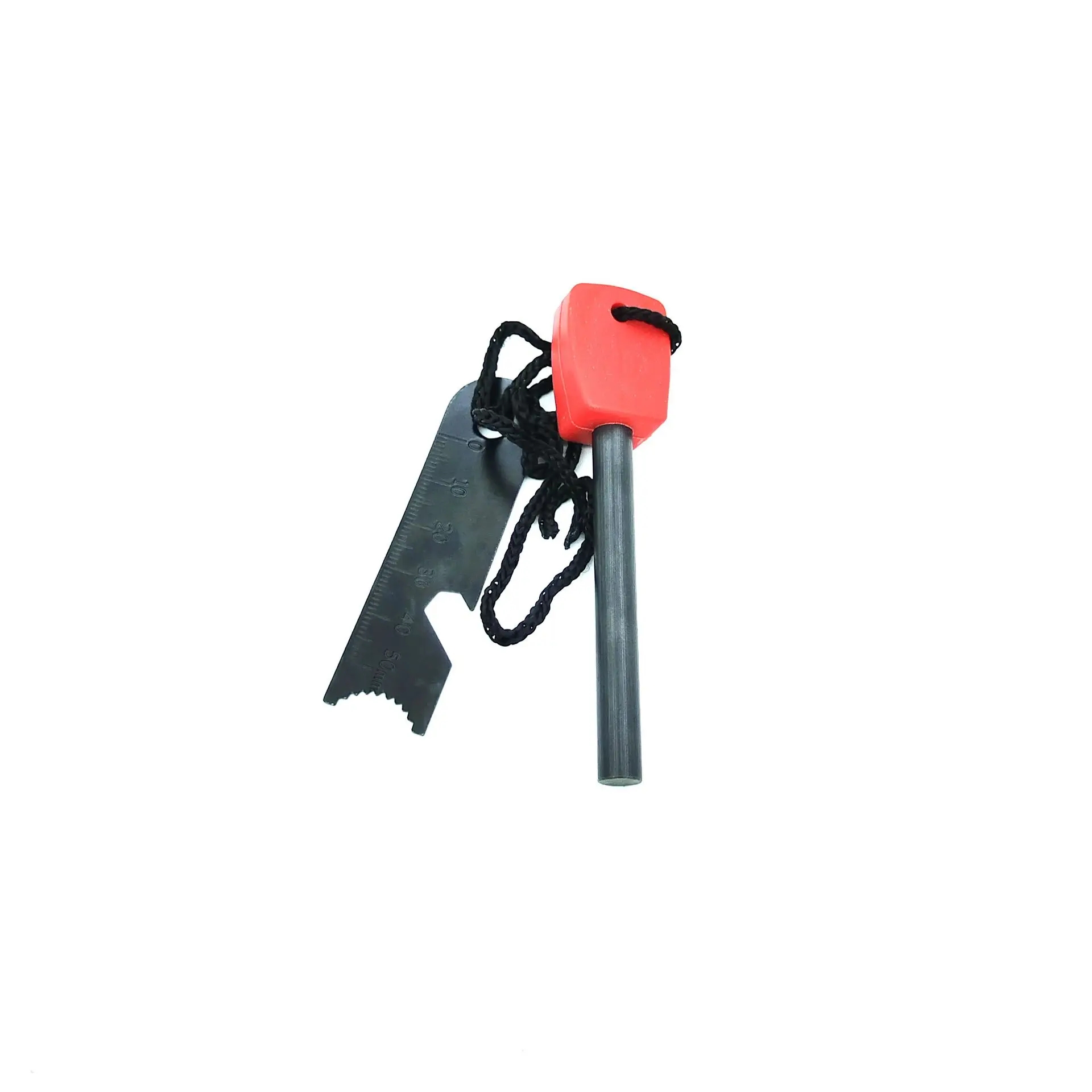 Ultimate magnesium fire starter Survival Kit with Wooden Handle for Camping & Emergency Use
