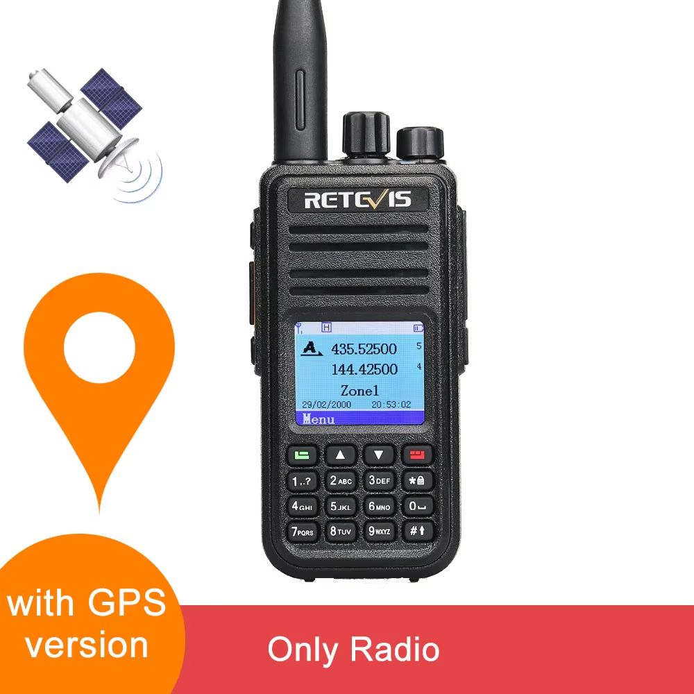 Dual Band Digital Walkie Talkie Long Range Two Way Radio