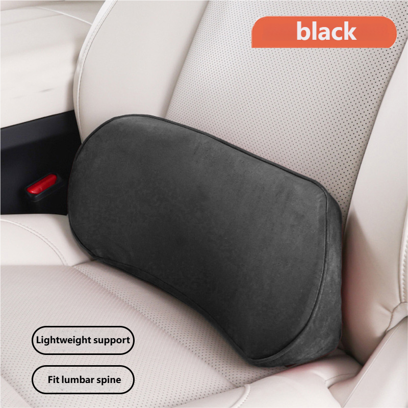 Ergonomic Memory Foam Lumbar Support Cushion for Car Seat Back Support