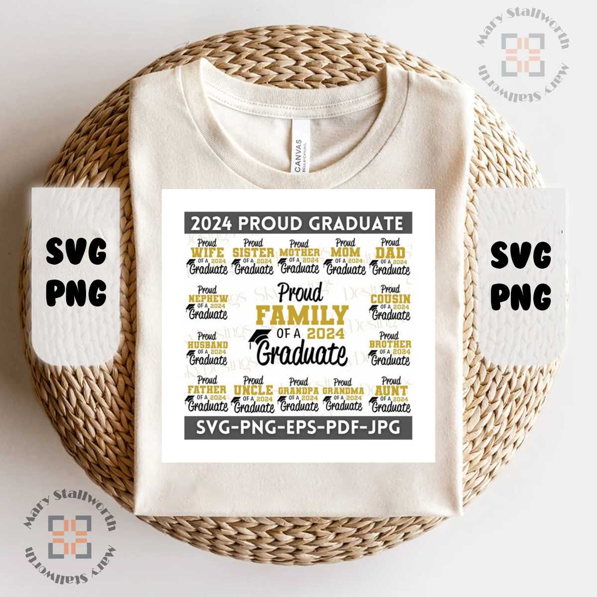 Proud Family of 2024 Graduate SVG, 2024 Graduation Svg Bundl | Inspire ...