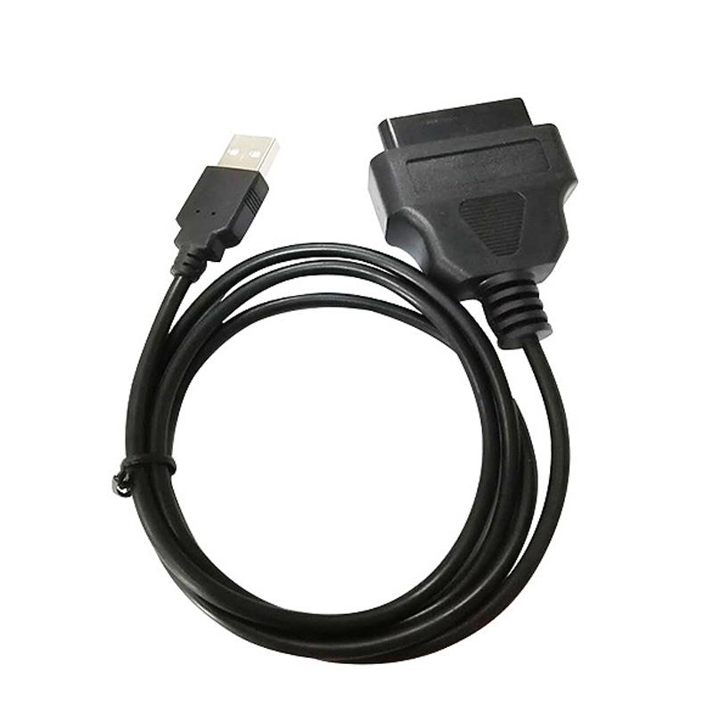 Professional USB to Diagnostic Cable for Car Computers, 16 Pin Adapter
