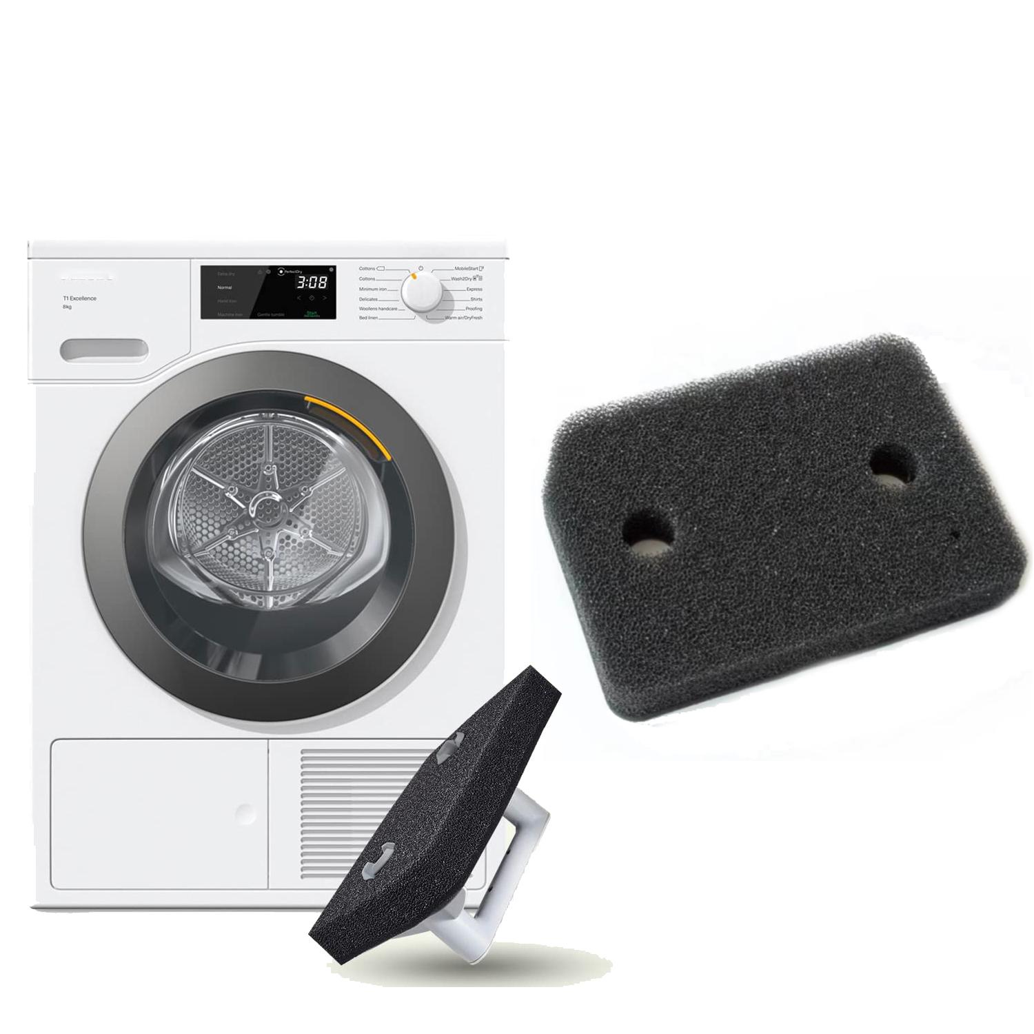 Miele T1 Dryer Filter Replacement Sponge Washable Lint Filter for Heat Pump Tumble Dryer