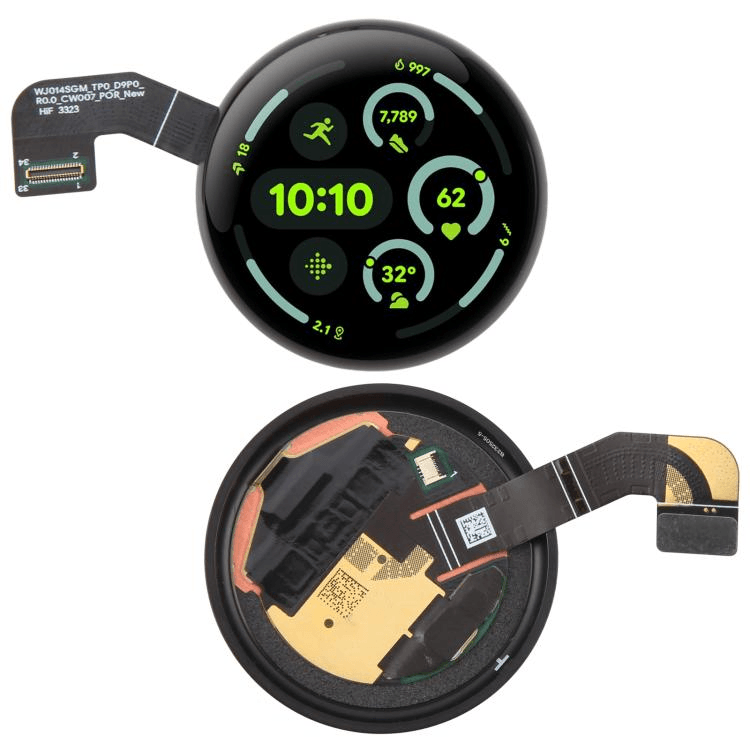 Google Pixel Watch AMOLED Screen Replacement Digitizer Assembly Repair Kit