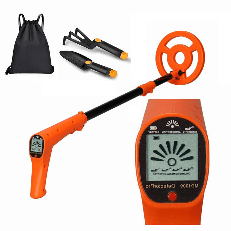 Kids Adventure Metal Detector Toy with LCD Screen High Sensitivity Treasure Finder