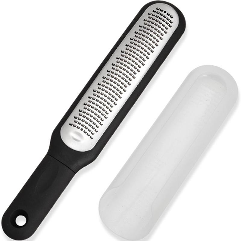 Stainless Steel Ginger Grater with Lid Handheld Garlic and Fruit Scraper