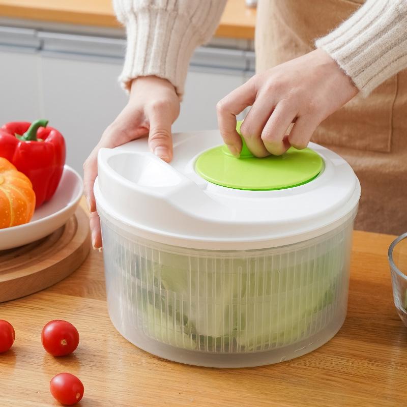 3-in-1 Vegetable Dehydrator Basket Large Capacity Kitchen Drain Basket with Grater Slicer