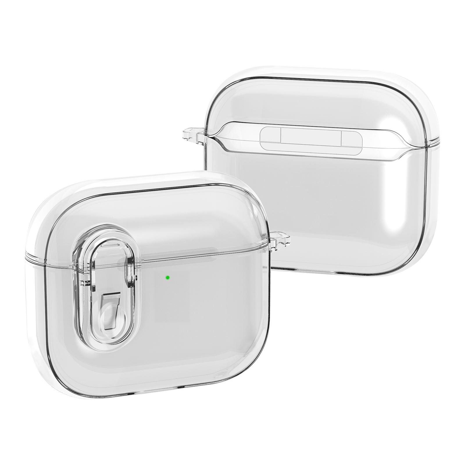 AirPods Transparent Crystal Case Shockproof Protective Cover with Ice Crystal Design