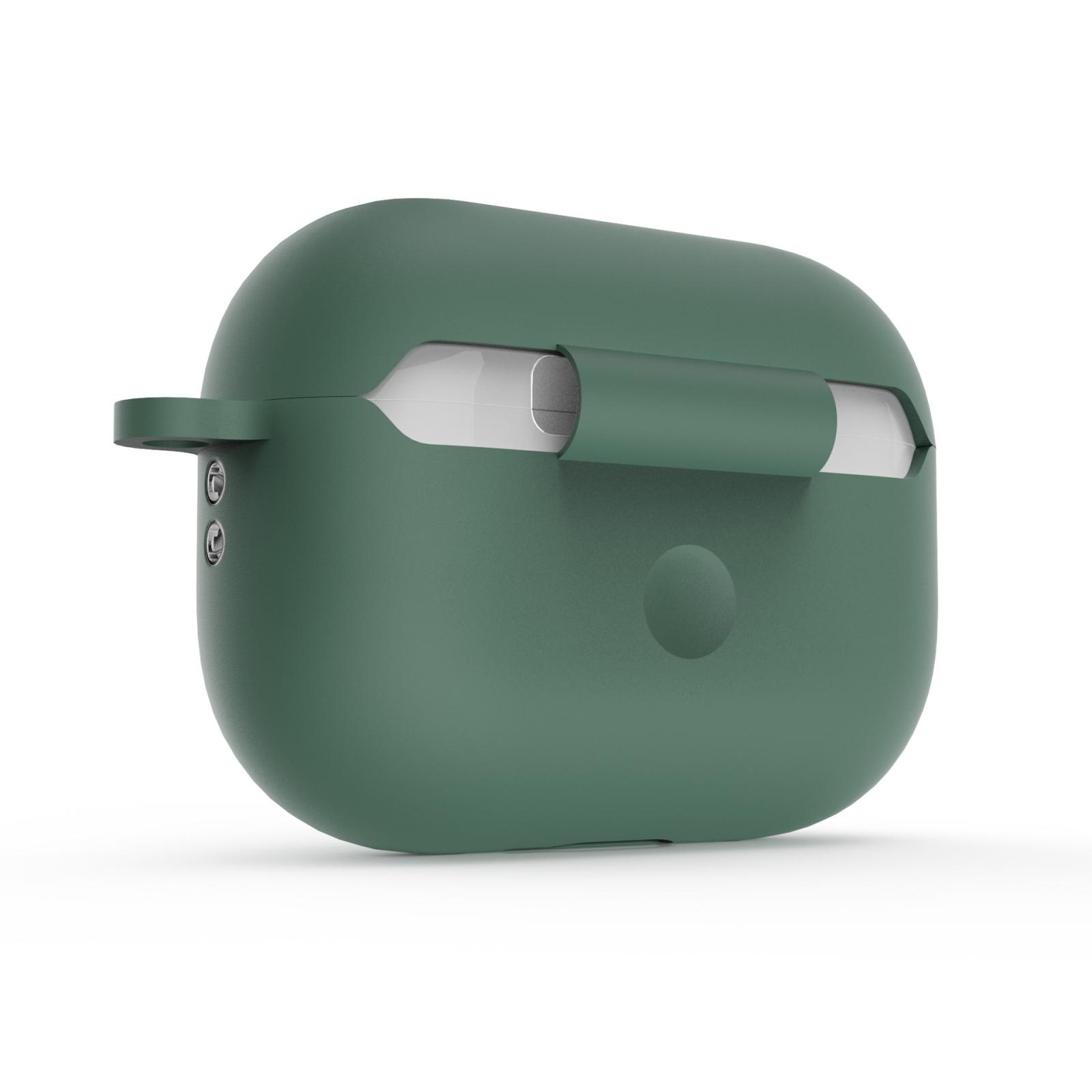 AirPods Pro Case with Lock Button and Buckle Silicone PC Protective Cover