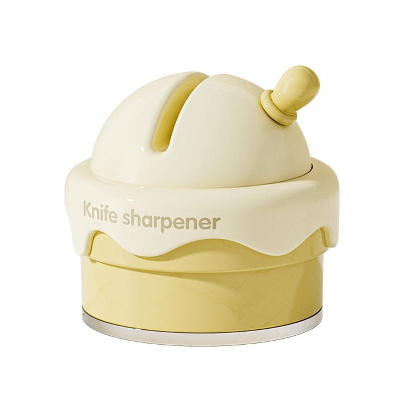 Suction Cup Knife Sharpener for Kitchen Quick V Groove Tungsten Blade Tool