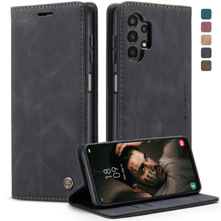 Samsung Galaxy Wallet Case Leather Flip Cover with Card Holder Stand Shockproof Protection