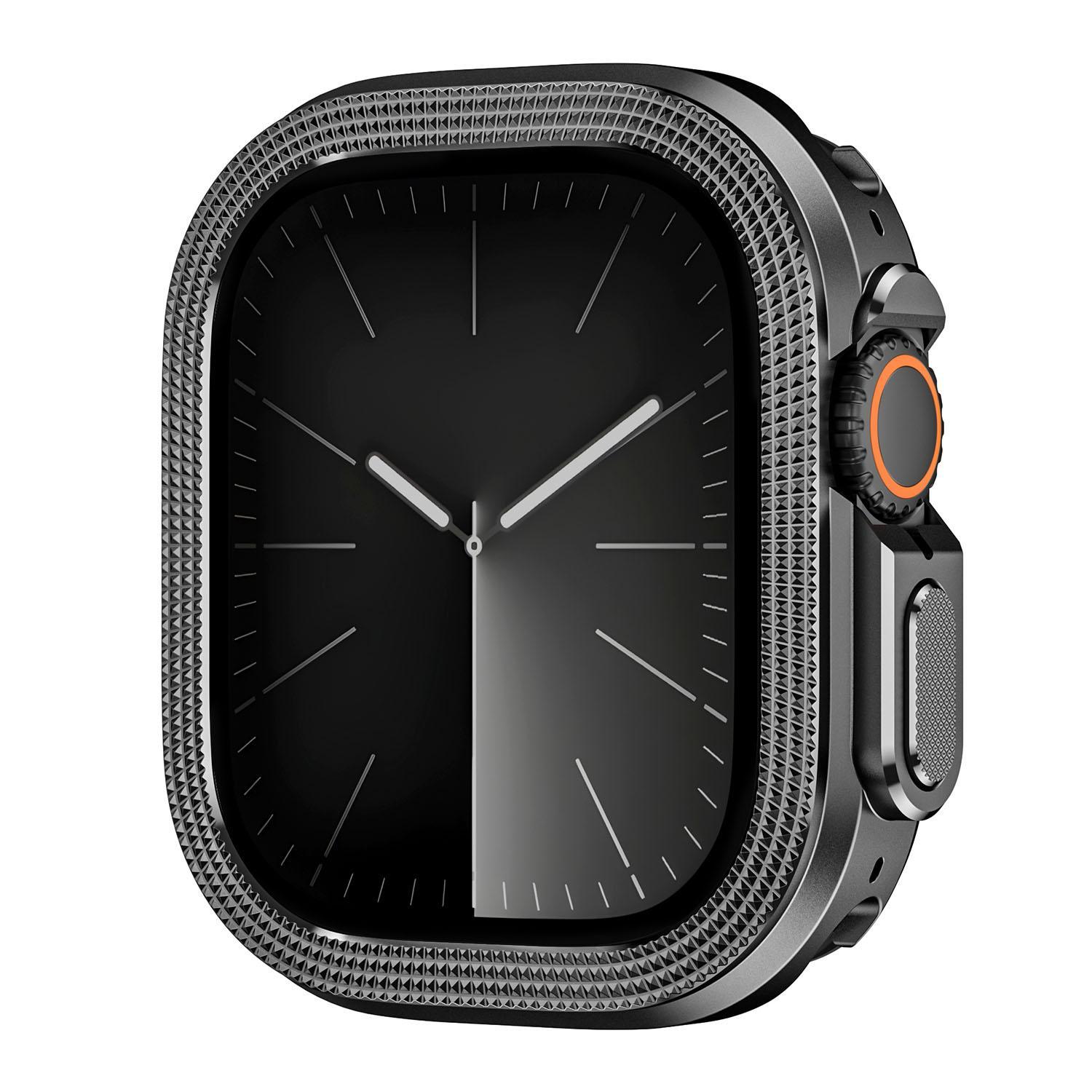 Apple Watch Ultra Case Metal Rhombus Protective Bumper Lightweight Rugged Cover