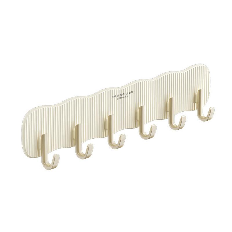 No Drill Adhesive Wall Hooks Strong Hold Bathroom Kitchen Storage Rack