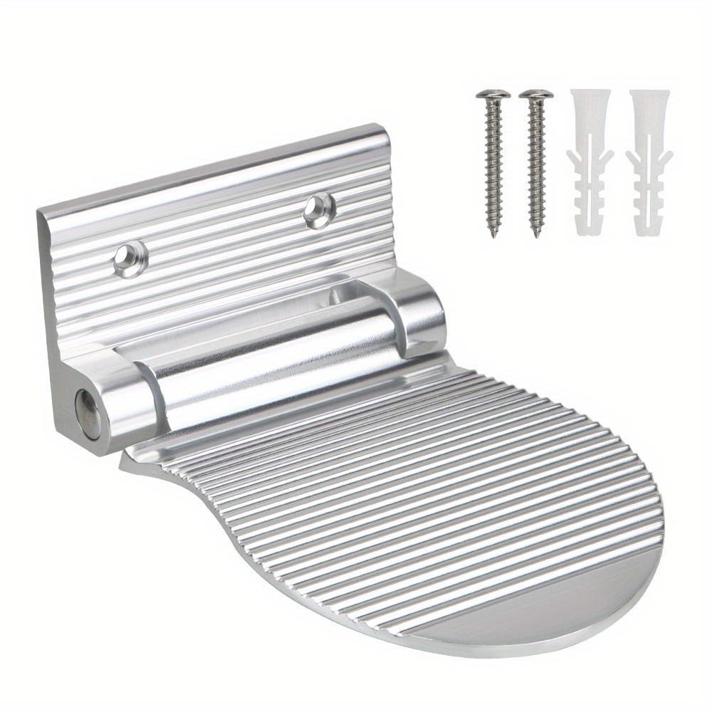 Space Aluminum Shower Foot Rest Wall Mounted Anti Slip Bathroom Step for Seniors and Pregnancy