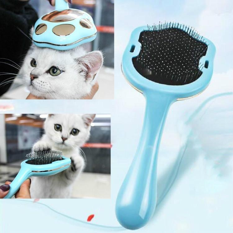 Footprint Pet Hair Remover Comb Gentle pet hair remover for Dogs Cats Deshedding Grooming Brush