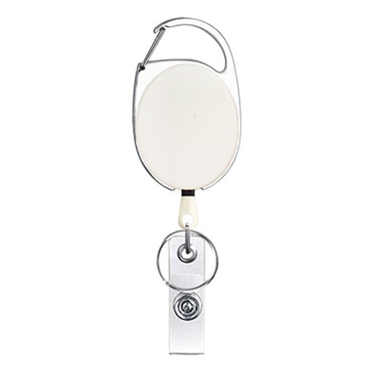 Heavy Duty Retractable Badge Reel with Metal Clip ID Card Holder for Office Work and Daily Use