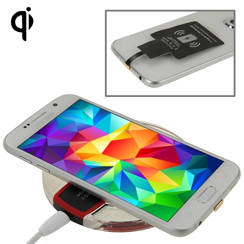 Wireless Charger Pad & Receiver Kit for Universal Smartphones