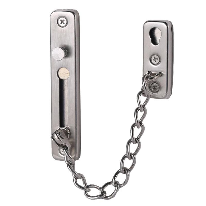 Heavy Duty Door Security Chain Lock Anti Burglary Door Latch for Home Safety