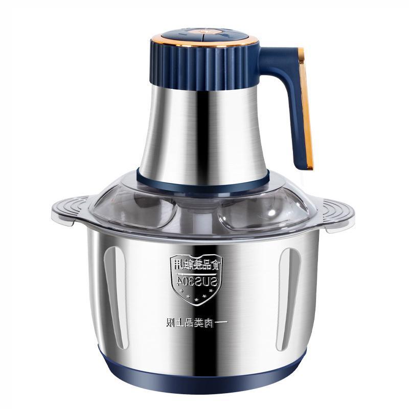 5L Electric Meat Grinder and Food Processor Stainless Steel High Power Kitchen Mixer