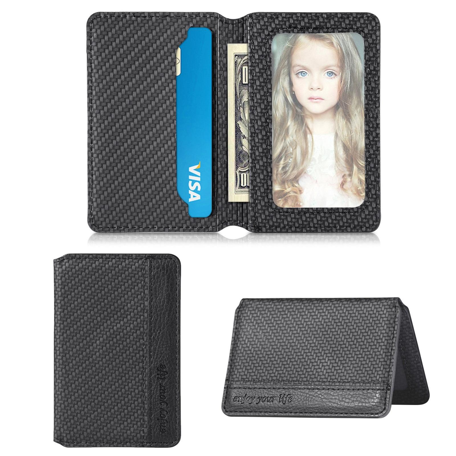 Slim phone card holder wallet with stand magnetic stick on phone wallet sticker