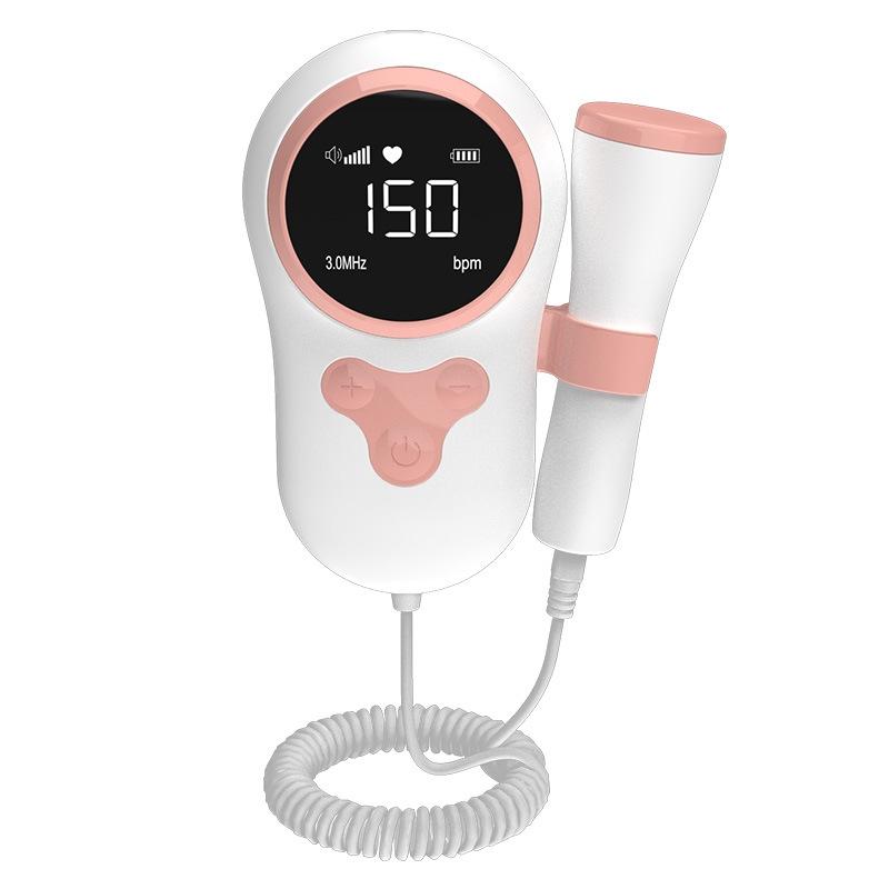 Waterproof Fetal Doppler Baby Heartbeat Monitor for Pregnancy with LCD Display & Noise Reduction
