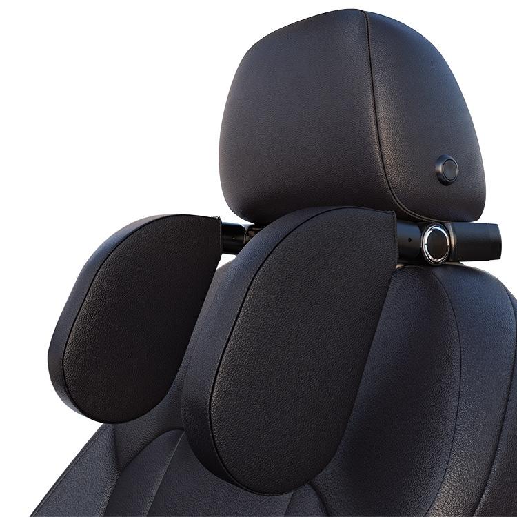 Ergonomic Memory Foam Car Neck Rest Pillow with Phone Holder & Hook