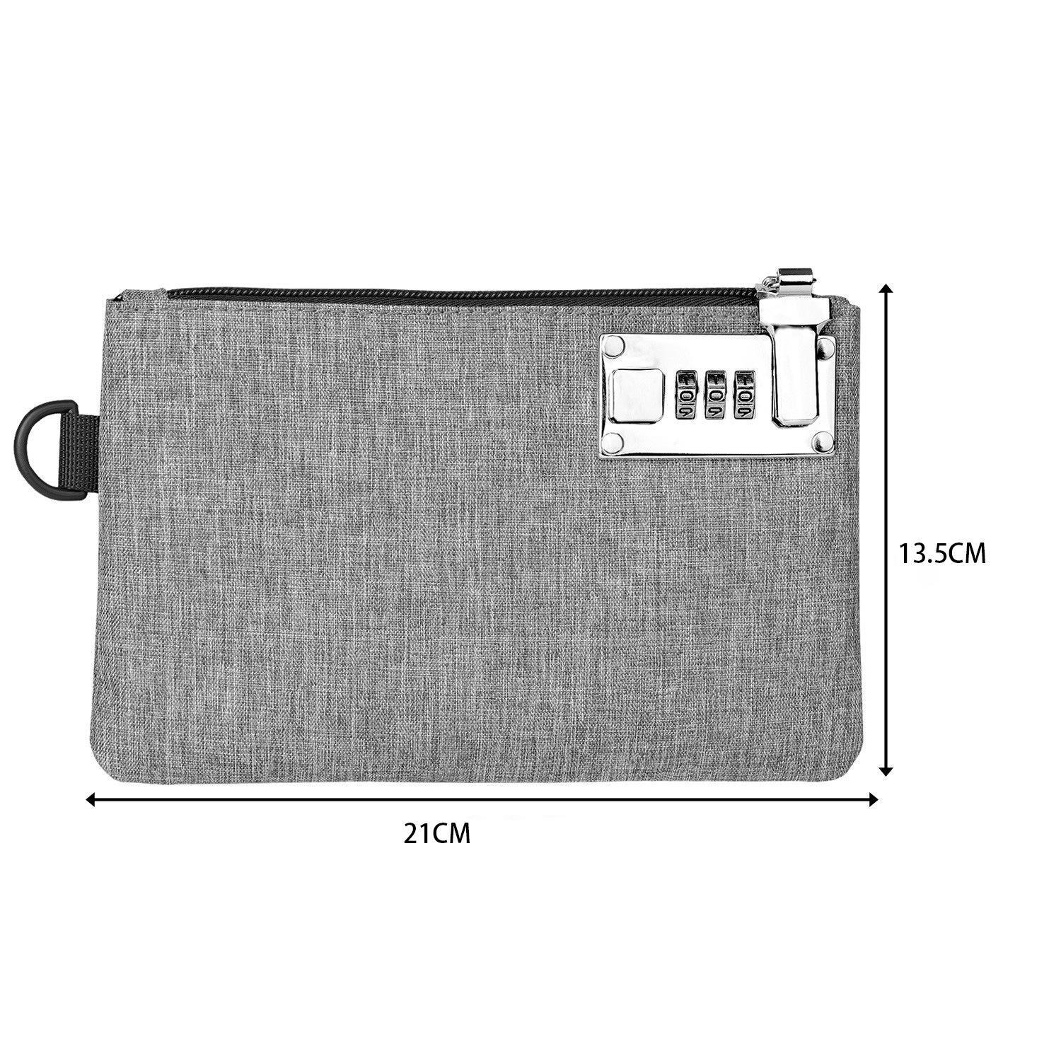 Anti Theft Phone Wallet with Combination Lock & Card Holder