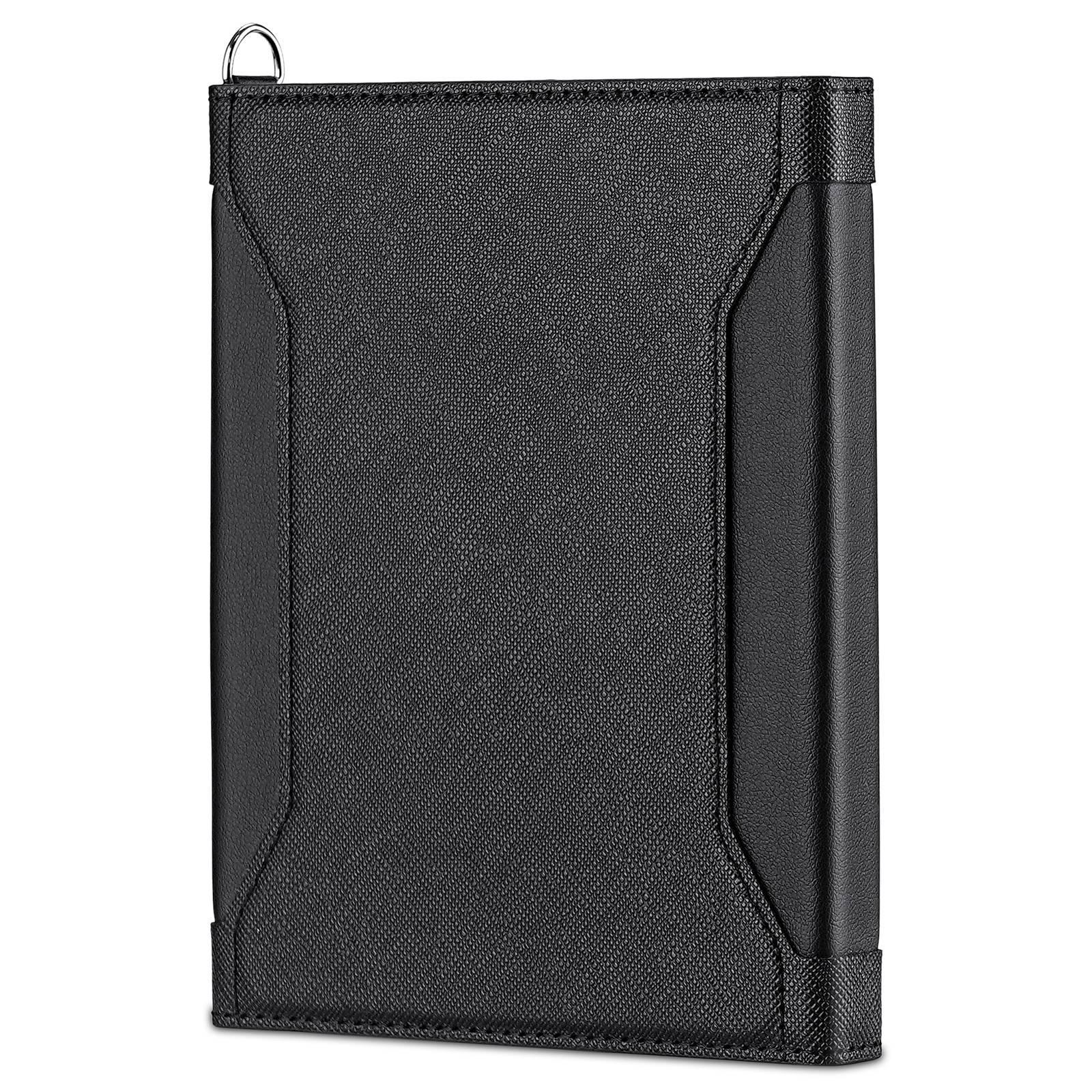 Magnetic RFID Passport Wallet Travel Card Holder with Anti Theft Protection