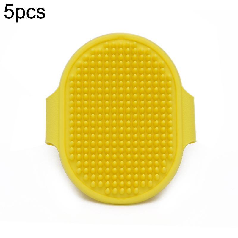 5PCS Soft Silicone Pet Bath Brush Glove for Dogs & Cats Grooming Massage and Shedding Care