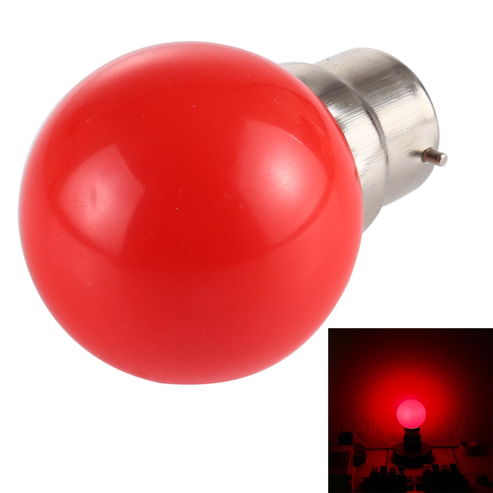 B22 3W LED Energy Saving Bulb 160LM Red Light Lamp for Home & Commercial Lighting