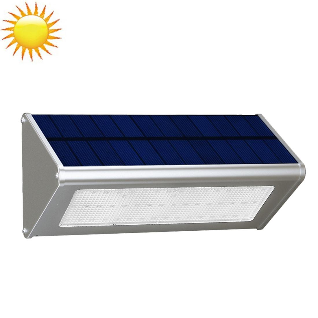 Solar Radar Motion Sensor Wall Light with 48 LEDs Waterproof Outdoor Security Lamp