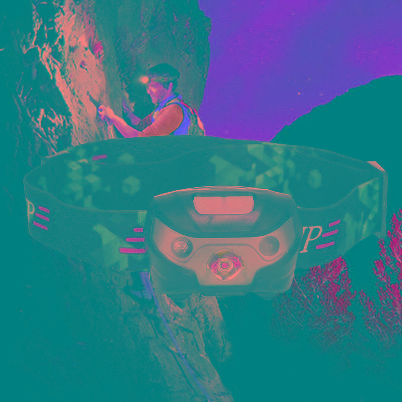 Rechargeable LED Headlamp With Motion Sensor  Waterproof 4 Modes 9