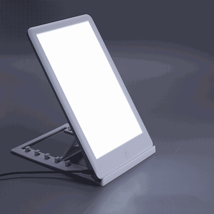 11000 lux light therapy lamp for sad relief with natural sunlight simulation & touch control