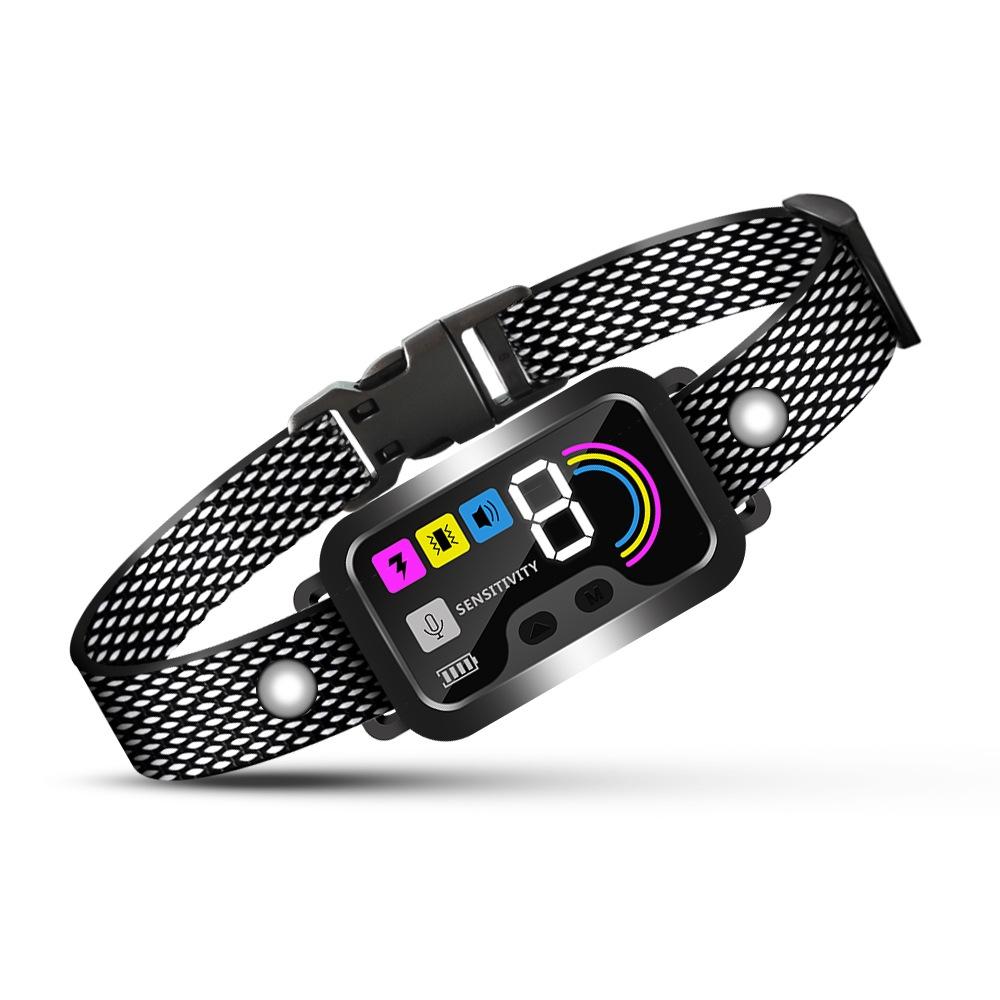 Smart Color Screen Dog Bark Trainer Collar with Adjustable Anti Bark Control
