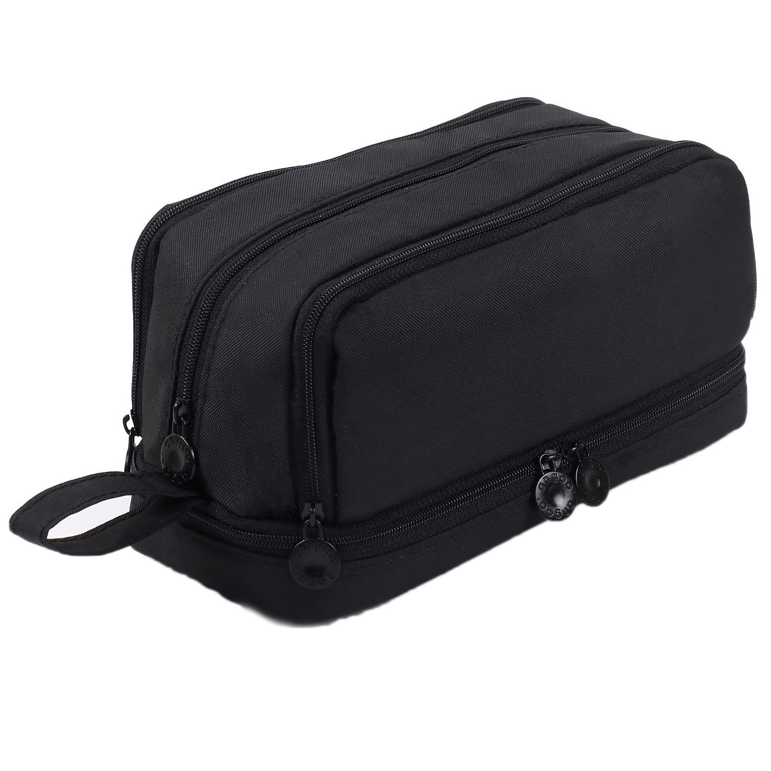 Waterproof 4 Layer Large Capacity Pencil Case for Students with Carry Handle