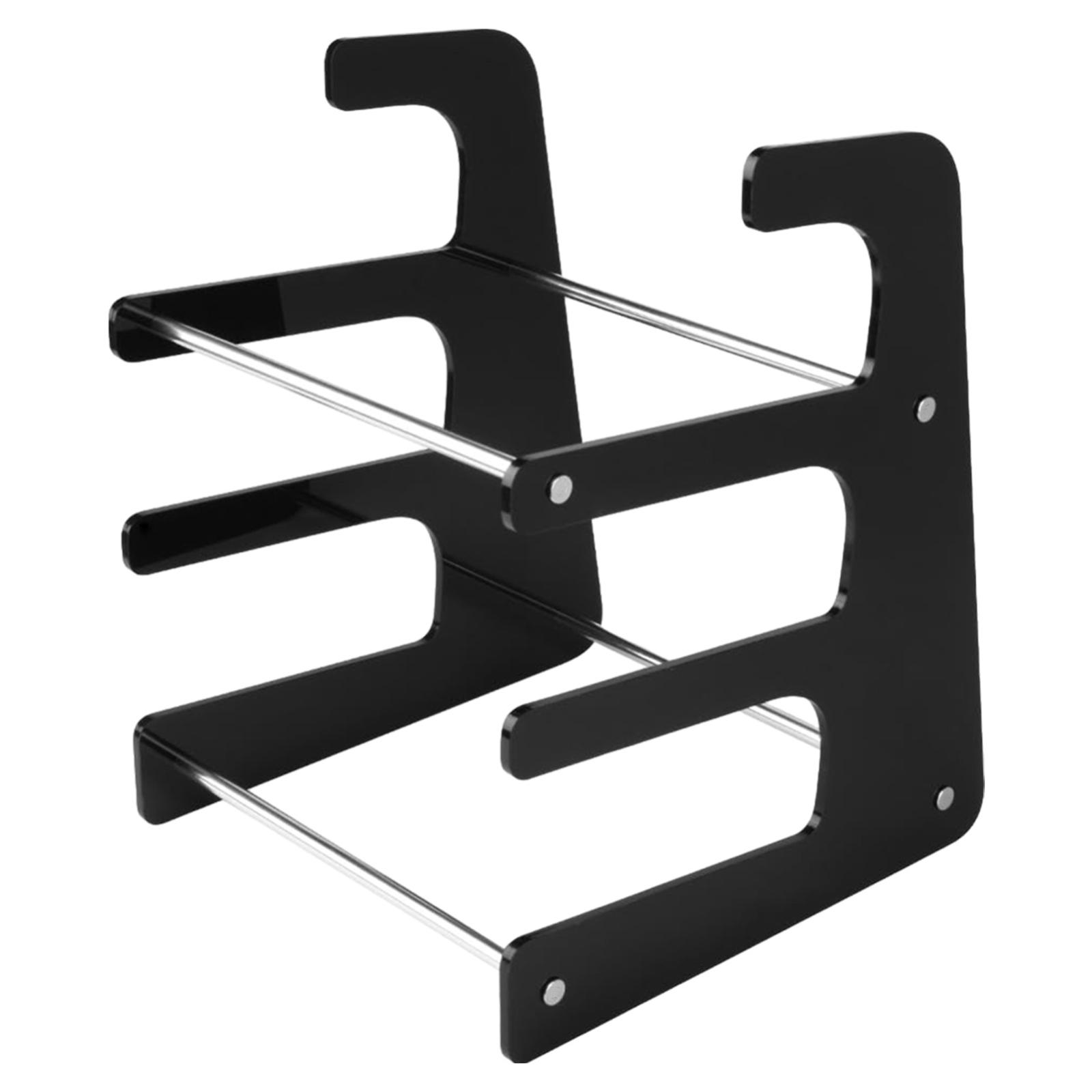 3-Tier Keyboard Display Stand Clear Acrylic Mechanical Keyboard Storage Rack