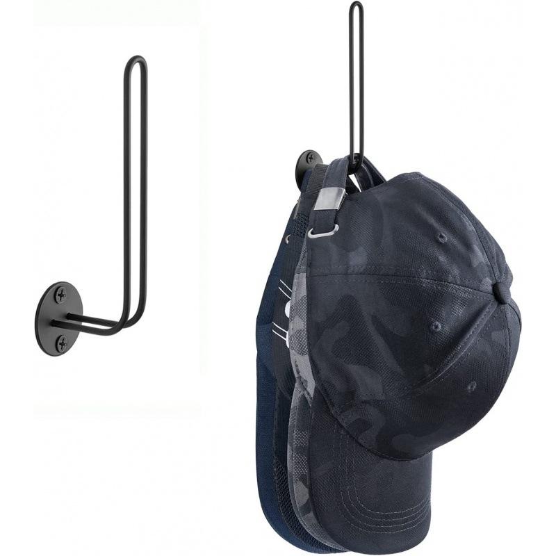 Wall Mounted Baseball Cap Holder Metal Hat Organizer Rack